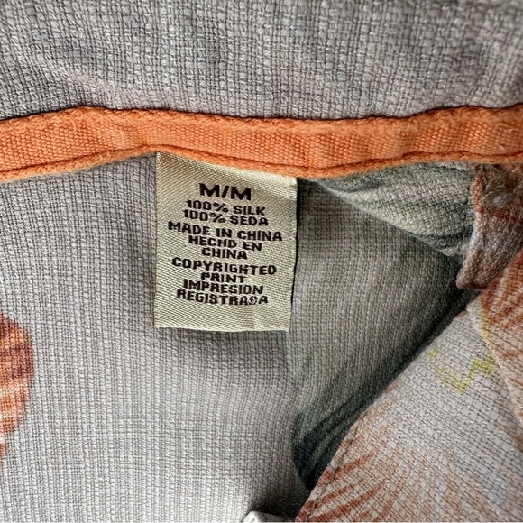 Jamaica Jaxx Men’s Short-Sleeve Silk Hawaiian Shirt – Size Medium - Picture 6 of 8